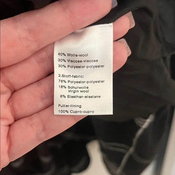 EUC! Akris Punto Contrast Print Black and White Maxi Dress, Size 14 - Picture 3 of 9